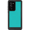 Aqua Blue Blue Solid Galaxy Note20 Ultra 5G Waterproof Case